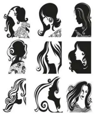 Silhouette Face Painting Ideas android App screenshot 1